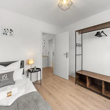Vinful: Premium-apartment Mit Balkon Und Parkplatz Apartament Mülheim an der Ruhr