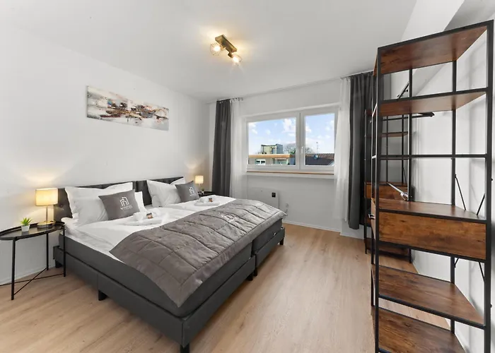 Vinful: Premium-apartment Mit Balkon Und Parkplatz * 鲁尔河畔米尔海姆