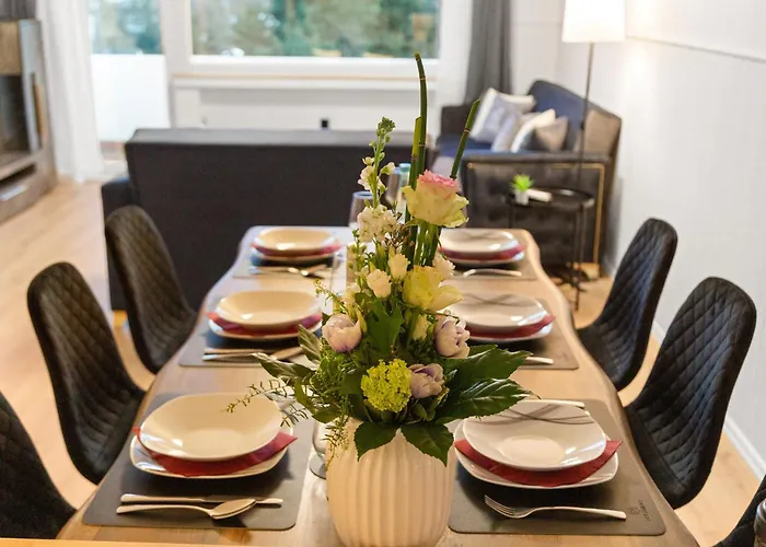 Vinful: Premium-apartment Mit Balkon Und Parkplatz Apartment Mülheim an der Ruhr