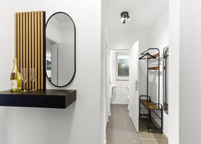 Vinful: Premium-apartment Mit Balkon Und Parkplatz Apartment Mülheim an der Ruhr