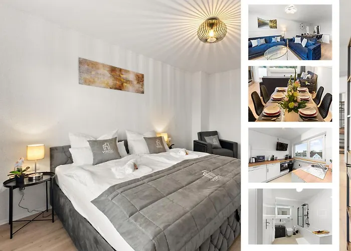 Vinful: Premium-apartment Mit Balkon Und Parkplatz Apartment Mülheim an der Ruhr