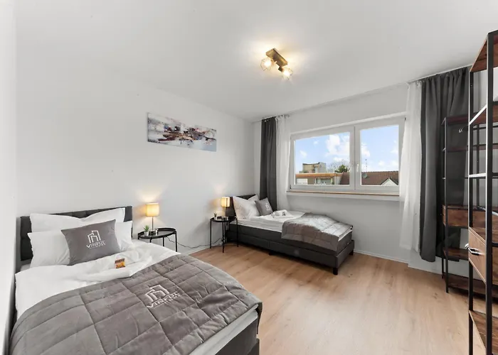 Vinful: Premium-apartment Mit Balkon Und Parkplatz Mülheim an der Ruhr